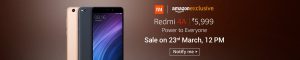 Buy Redmi 4A @ Amazon Prime for 5999 Price - Check Offers